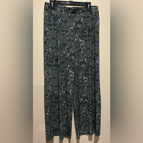 CATO Women wide leg Pants Paisley Print M - Picture 1 of 4